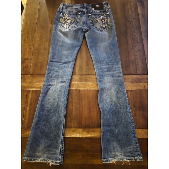 Miss Me Womens Bootcut Jeans Size 26 - Picture 1 of 8